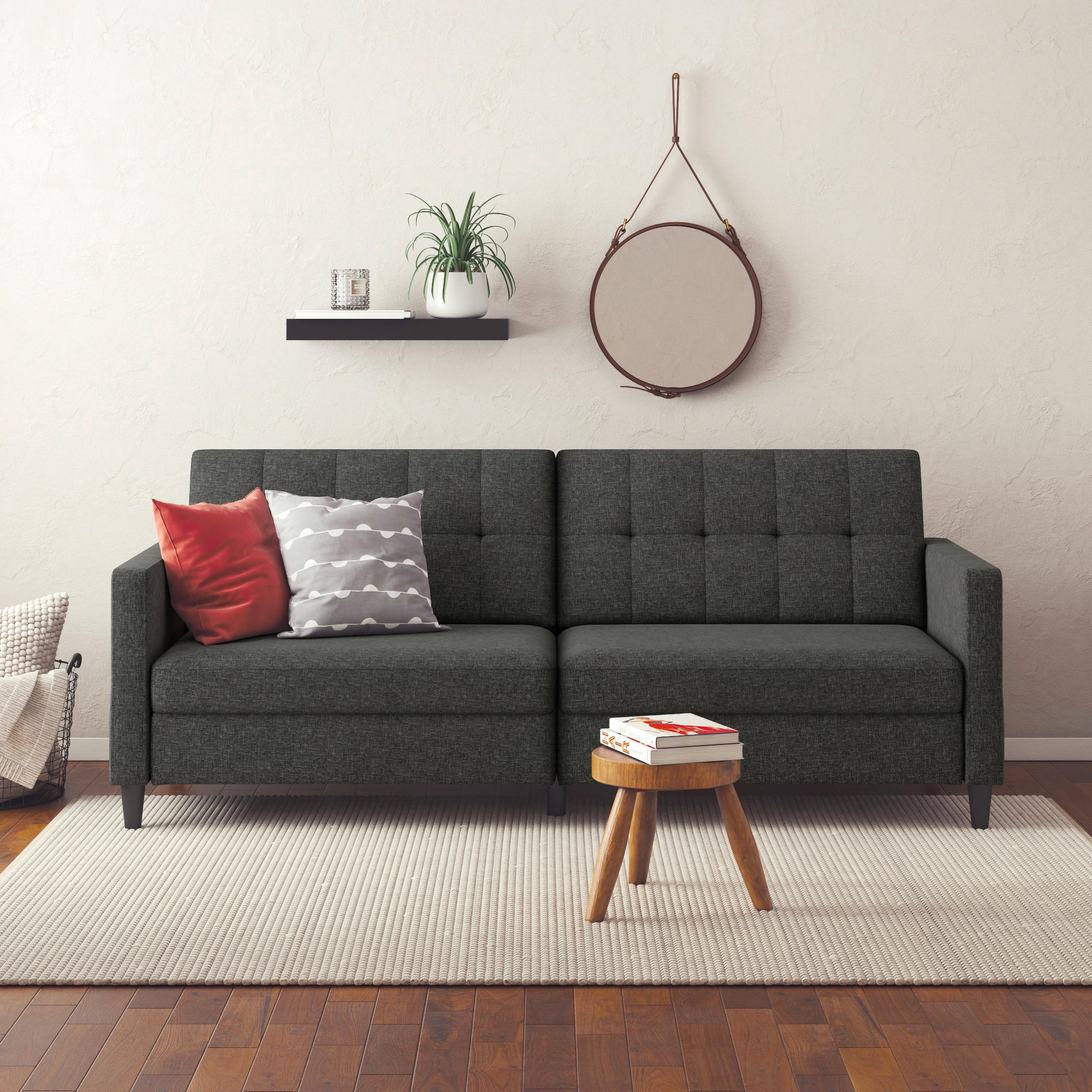 Schlafsofa Hannover Anthrazit, mit Schlaffunktion