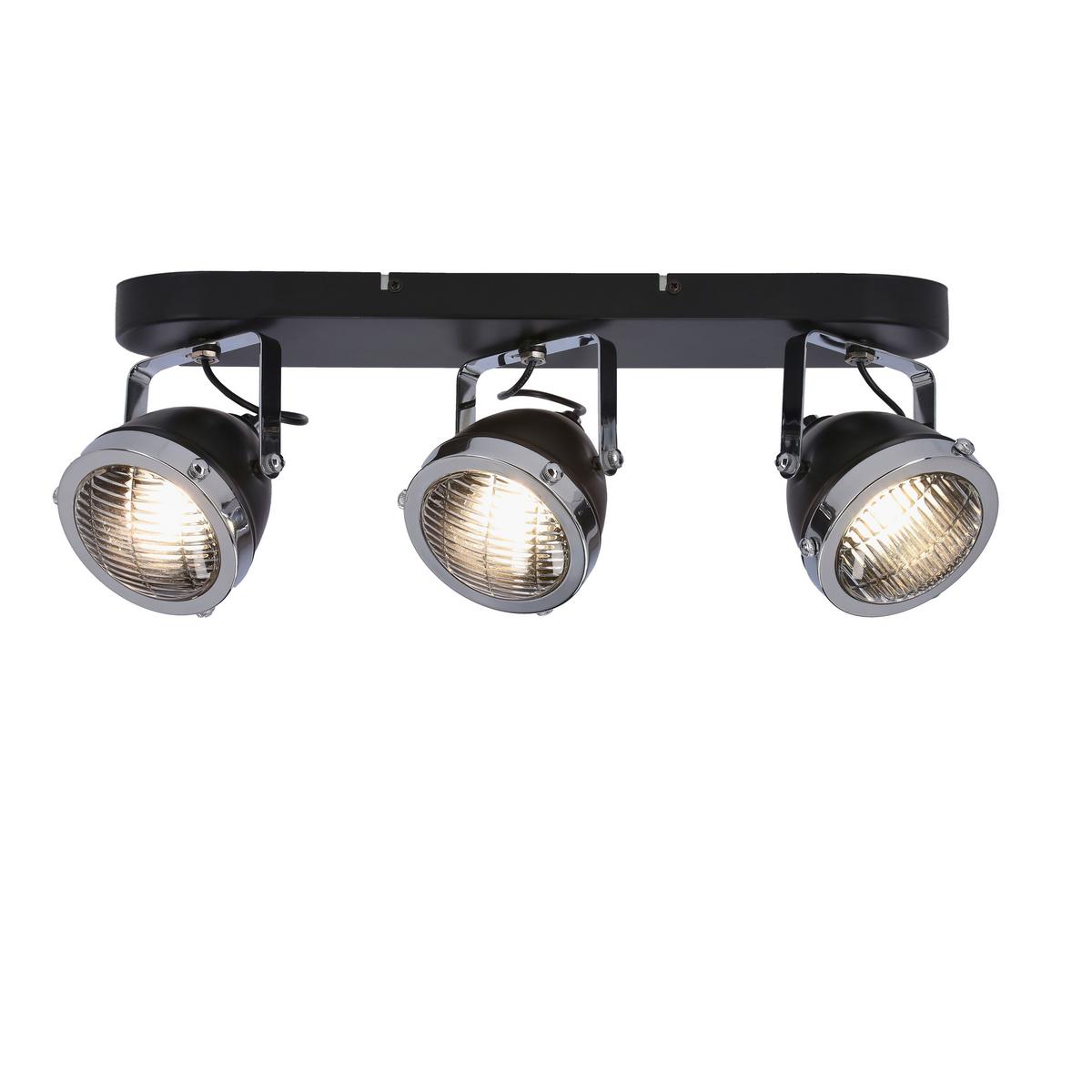 Strahler 93-13316 Crazy - Chromfarben/Transparent, KONVENTIONELL, Metall (41/11cm)