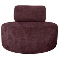 Relaxsessel Moss Bordeaux B: 88 cm - Bordeaux/Schwarz, Basics, Textil (88/70/88cm) - Livetastic