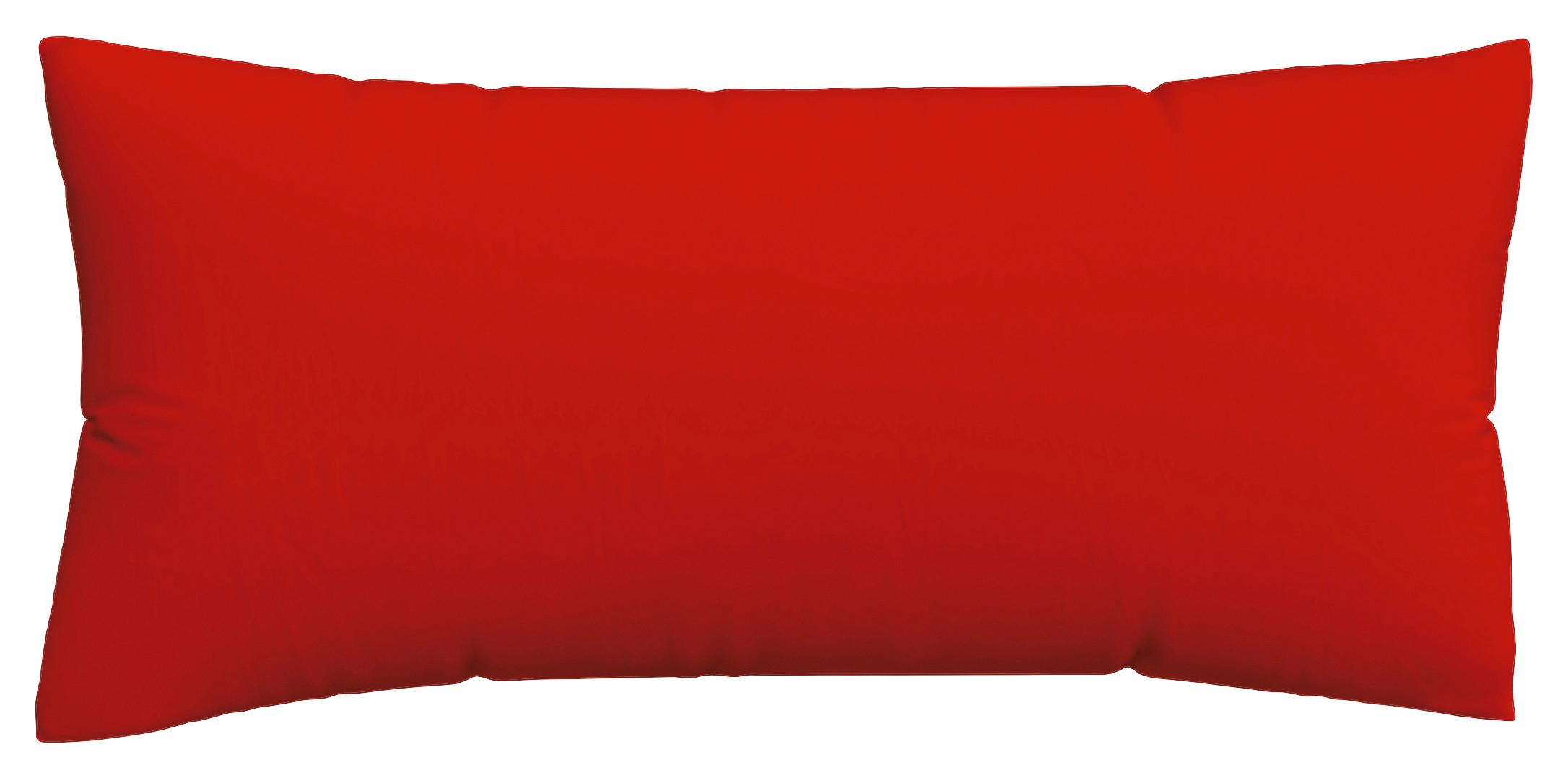 Kopfpolsterbezug Woven Satin - Dunkelrot, Basics, Textil (40/80cm) - Schlafgut