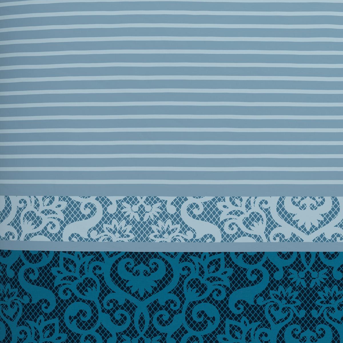 Bettwäsche 140x200 cm Sarah Blau - Blau, LIFESTYLE, Textil - Story of Nature