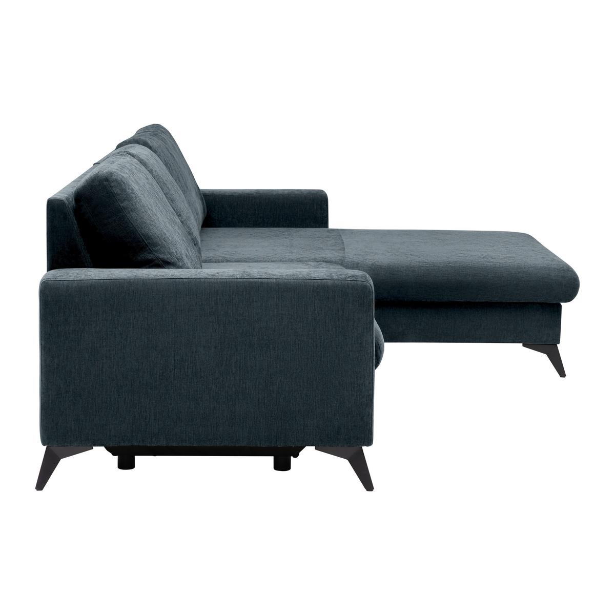 Rohová sedačka SUNNY, oboustranná, petrolejová - petrolej, Moderní, textil (290/87/178cm) - Mömax