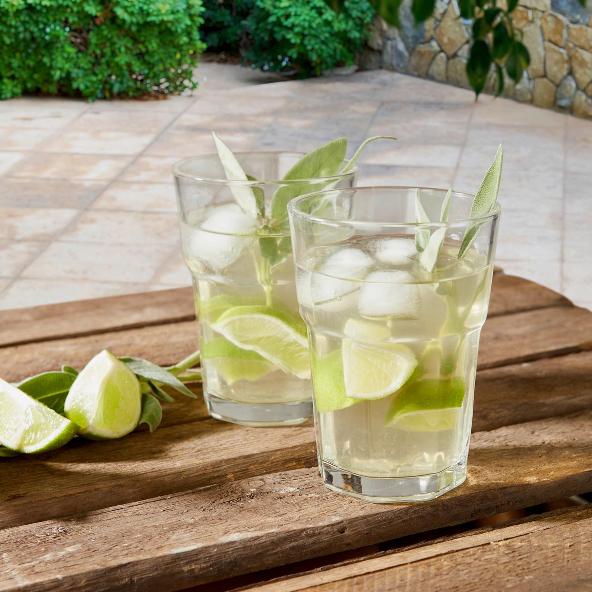 Trinkglas Transparent Linus ca. 430 ml - Transparent, Basics, Glas (8,8/12,6cm) - Luca Bessoni