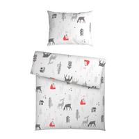 POSTEĽNÁ BIELIZEŇ LOTTE - sivá/biela, textil (140/200cm) - Mömax