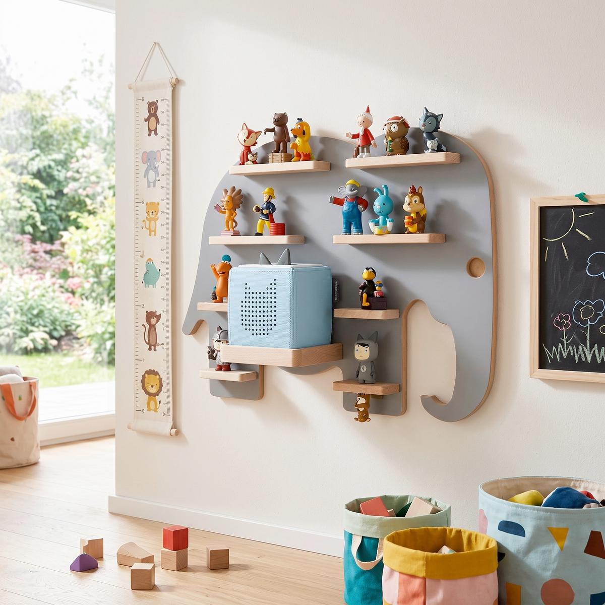 Kinderregal Boarti Grau B: 54 cm - Grau, MODERN, Holzwerkstoff (54/40/19cm) - Livetastic