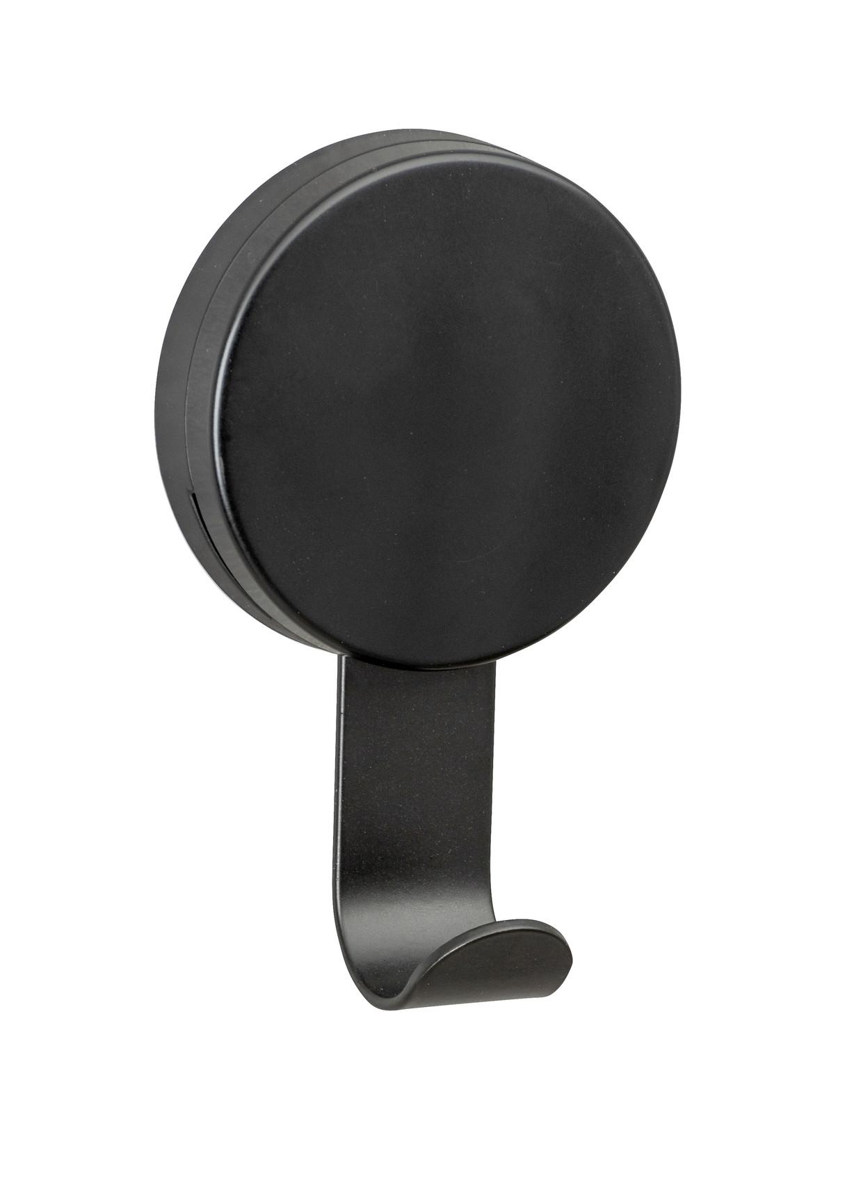 Wandhaken Static Loc Pavia 24894100 - Schwarz, MODERN, Metall (6/10/3,5cm) - Wenko
