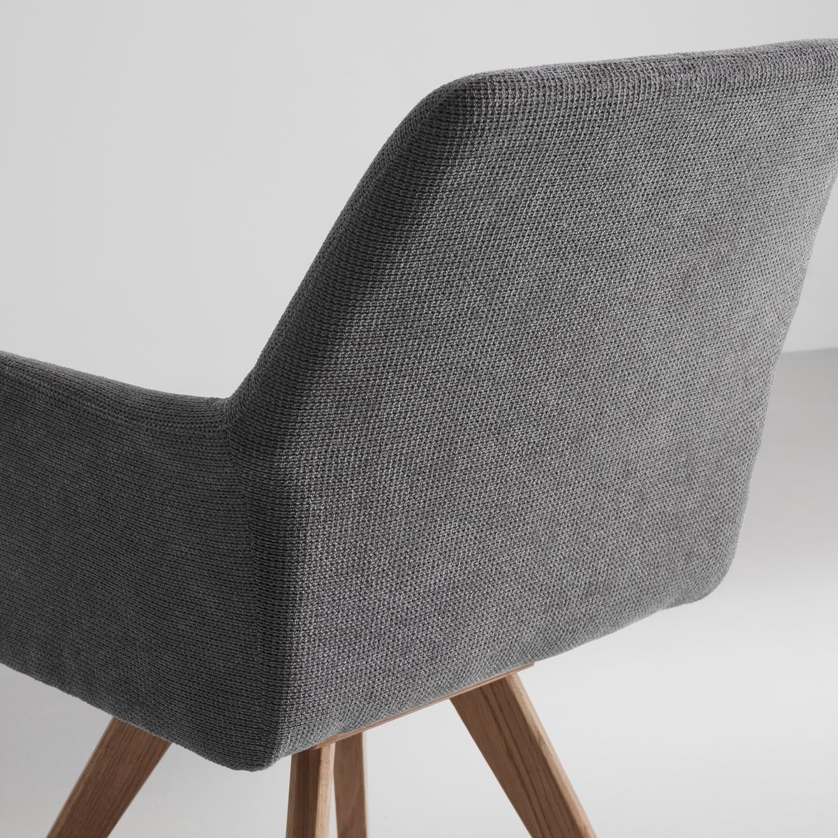 ŽIDLE S PODRUČKAMI DIONA - šedá, Moderní, dřevo/textil (57/89/66cm) - Mömax