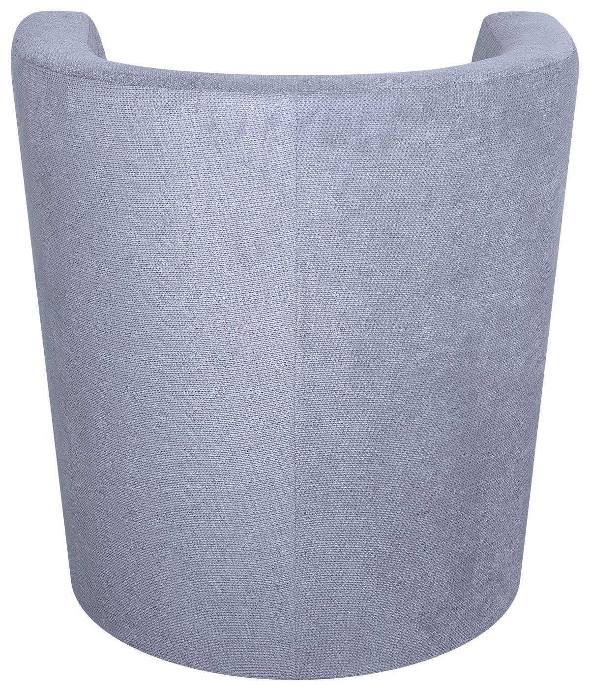 Koktailové kreslo PAUL, sivá tkanina CROWN - čierna/sivá, Konventionell, kompozitné drevo/textil (70/76/64cm) - P & B