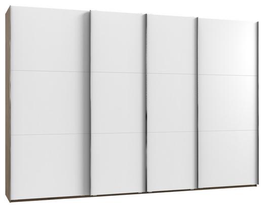 Schwebetürenschrank B 350 cm Schwebetürenschrank LEVEL 36a Weiß/Eiche