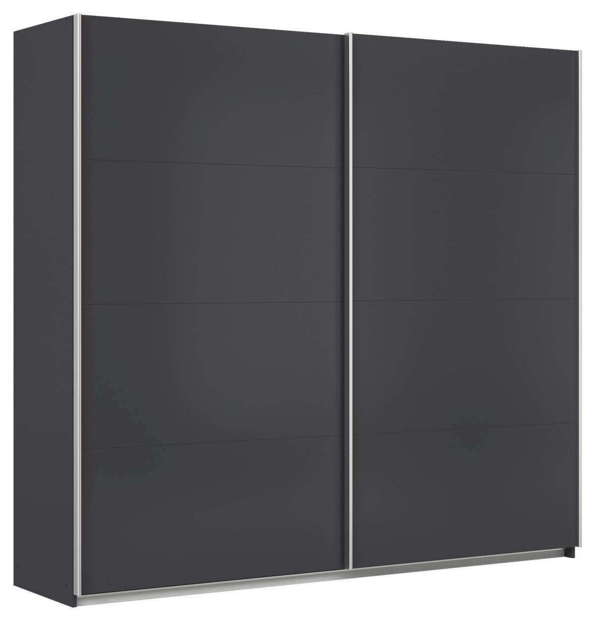 Tolóajtós Szekrény Feldkirch 225/210 Cm - antracit, Modern, faalapú anyag (225/210/62cm)