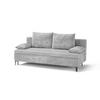 Schlafsofa Roxy Grau B: 200cm - Schwarz/Grau, Design, Textil (200/96/93cm) - MID.YOU