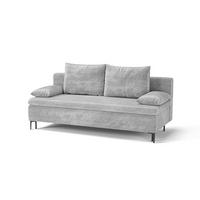 Schlafsofa Roxy Grau B: 200cm - Schwarz/Grau, Design, Textil (200/96/93cm) - MID.YOU