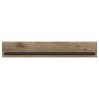 Wandboard Grano Eichefarben B: 117,6  cm - Eichefarben/Dunkelgrau, Trend, Holzwerkstoff (117,6/19,6/21,9cm)