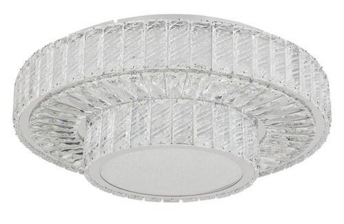 Led Mennyezeti Lámpa 67162-50d - krómszínű/átlátszó, Konventionell, Üveg/fém (50/17,3cm) - Globo