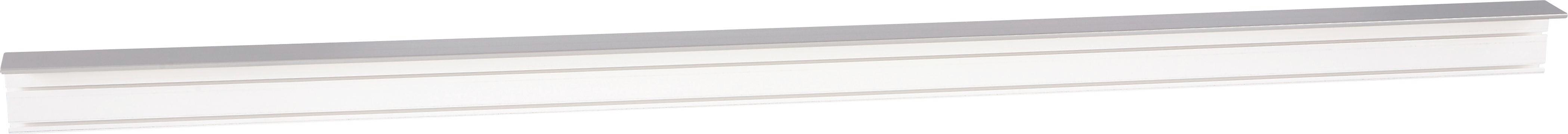 Vorhangschiene 150 cm - Weiß/Grau, KONVENTIONELL, Kunststoff (150/5/7.5cm) - Ombra