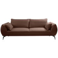 3-Sitzer-Sofa Cavo, Braun B: 249 cm - Creme/Schwarz, MODERN, Textil (249/86/118cm) - MID.YOU