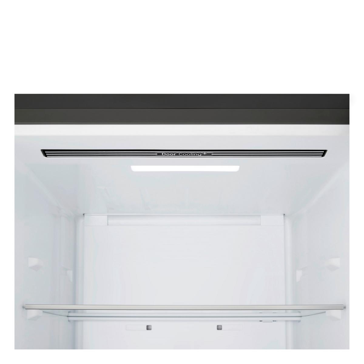Kühl-Gefrier-Kombination GBBSJ 2CCEP, gesamt Vol. ca 375 L - Schwarz, Basics, Metall (59,7/203/67,4cm) - LG