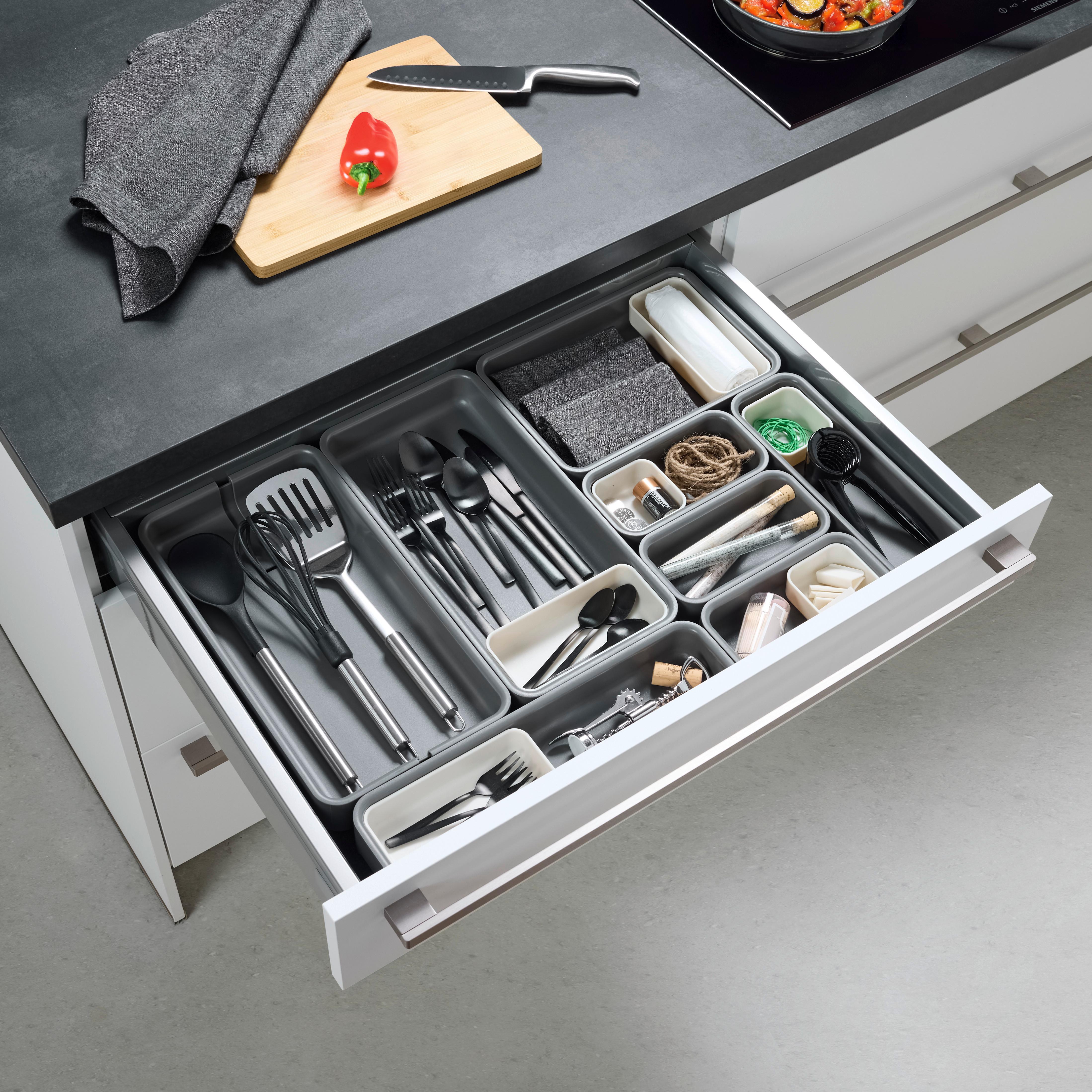 Příborník LIS -EXT- - bílá, Moderní, plast (7,6/7,6/3,4cm) - Mömax