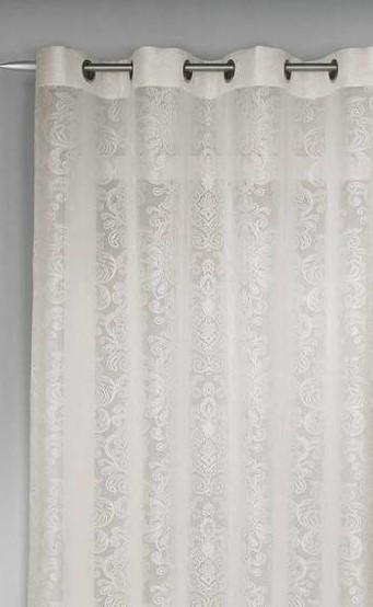 Záves S Krúžkami Maric, 140/245 Cm - strieborná, Basics, textil (140/245cm)