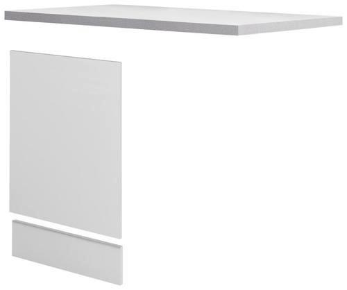 Predný kryt na umývačku riadu Wito GSP Paket - biela/svetlosivá, kompozitné drevo (110/85/60cm) - MID.YOU