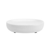 MISKA NA MYDLO EDNA - biela, Modern, keramika (13/3/8,5cm)