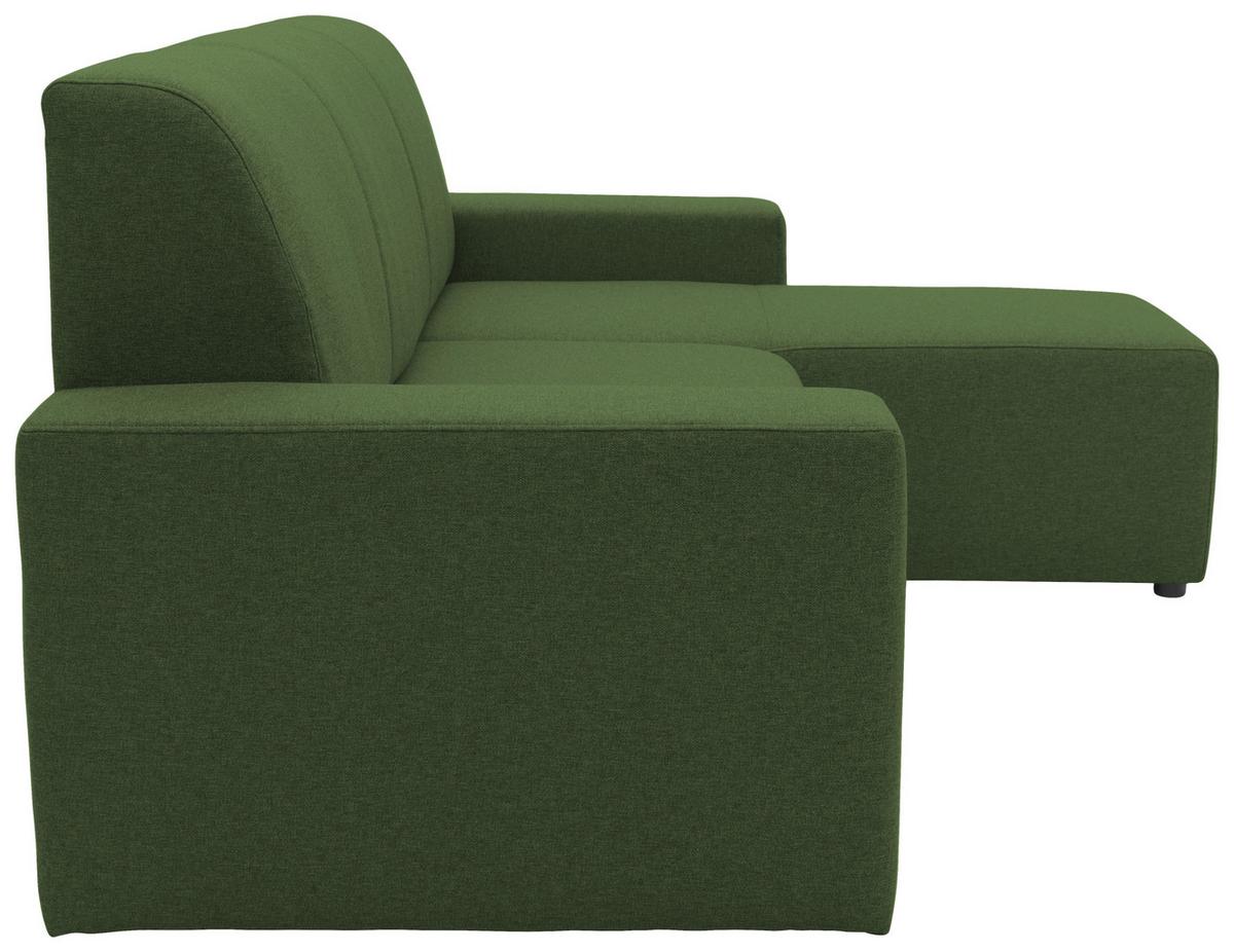 Ecksofa Looks Grün B: 222 cm - Schwarz/Grün, Design, Textil (222/150/88cm) - LOOKS by W.Joop