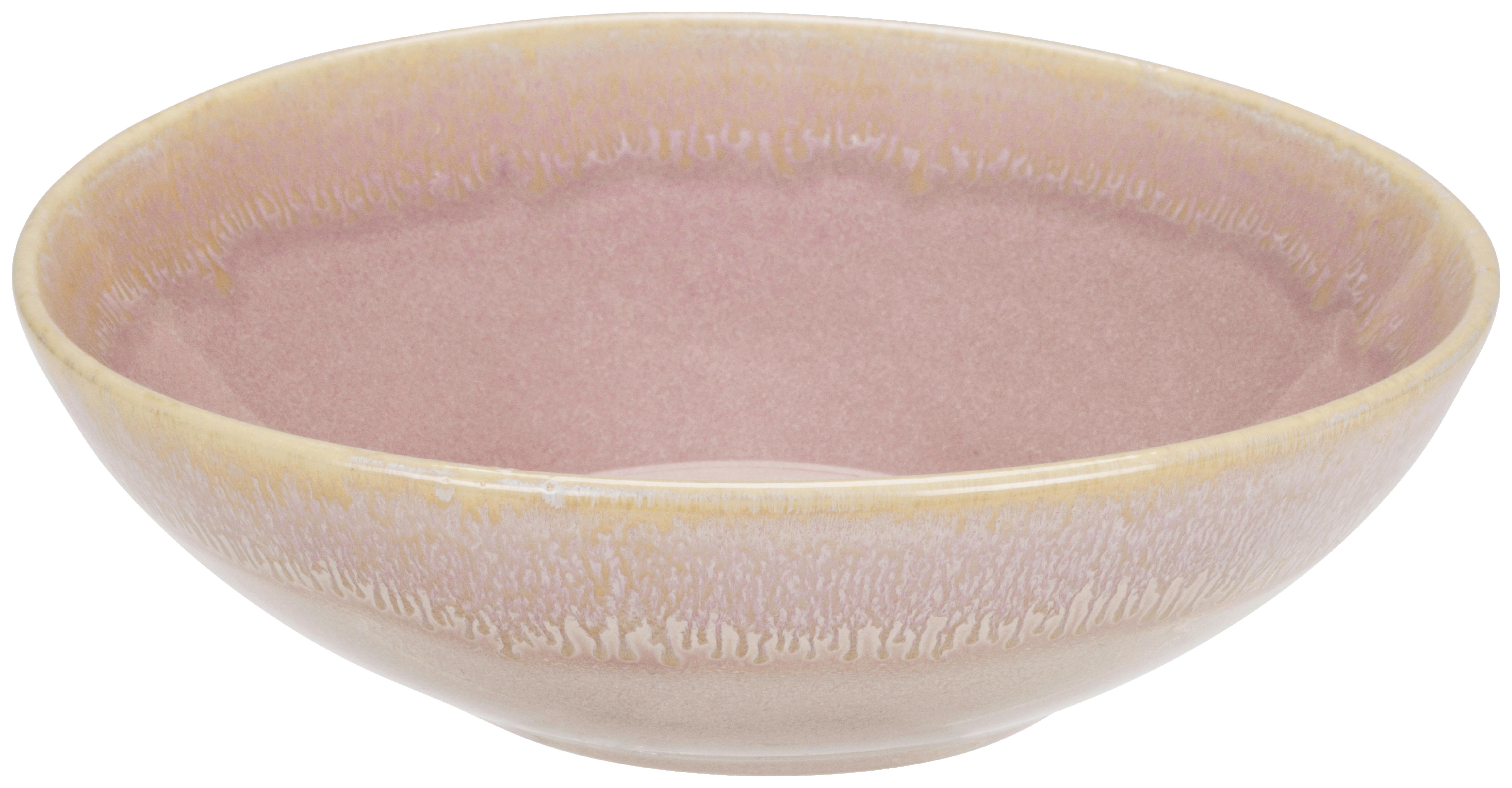 Mélytányér Christina - rózsaszín, Basics, kerámia (18/5,5cm) - James Wood