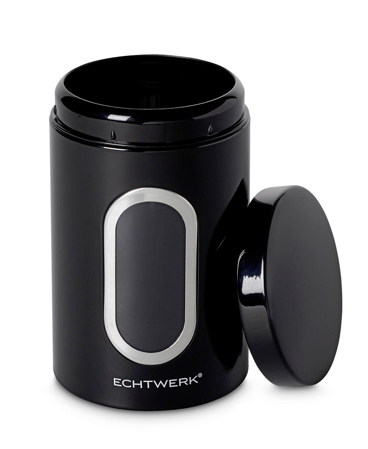 Vorratsdosen 3er-Set Auslaufsicher - Schwarz, Trend, Metall (11/17,5cm) - Echtwerk