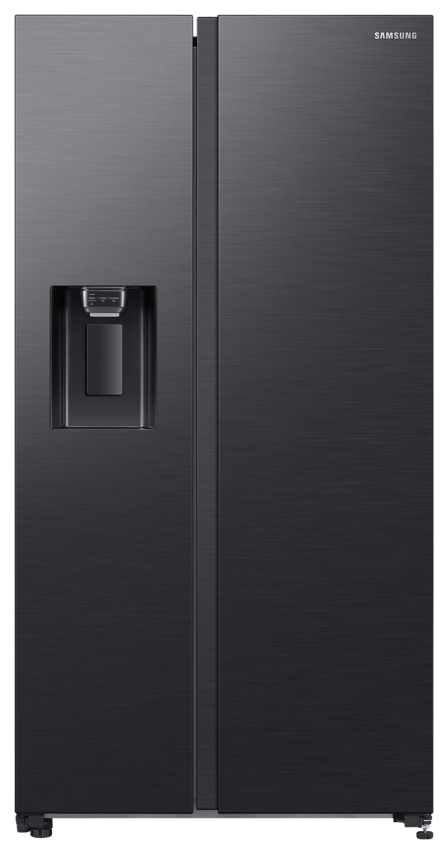 Side-by-side Rs65dg54r3b1ef Schwarz 2 Türen Silber - Schwarz, Basics, Glas/Kunststoff (91,2/178/71,6cm) - Samsung