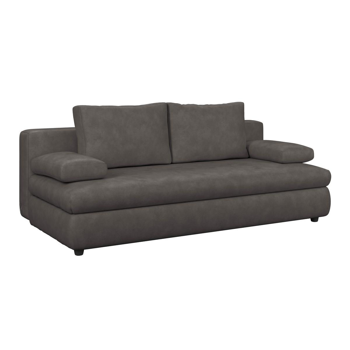 Schlafsofa Oslo Goldbraun, Lf: 200x140 cm - Goldbraun/Goldfarben, Trend, Holz/Kunststoff (205/72/100cm)