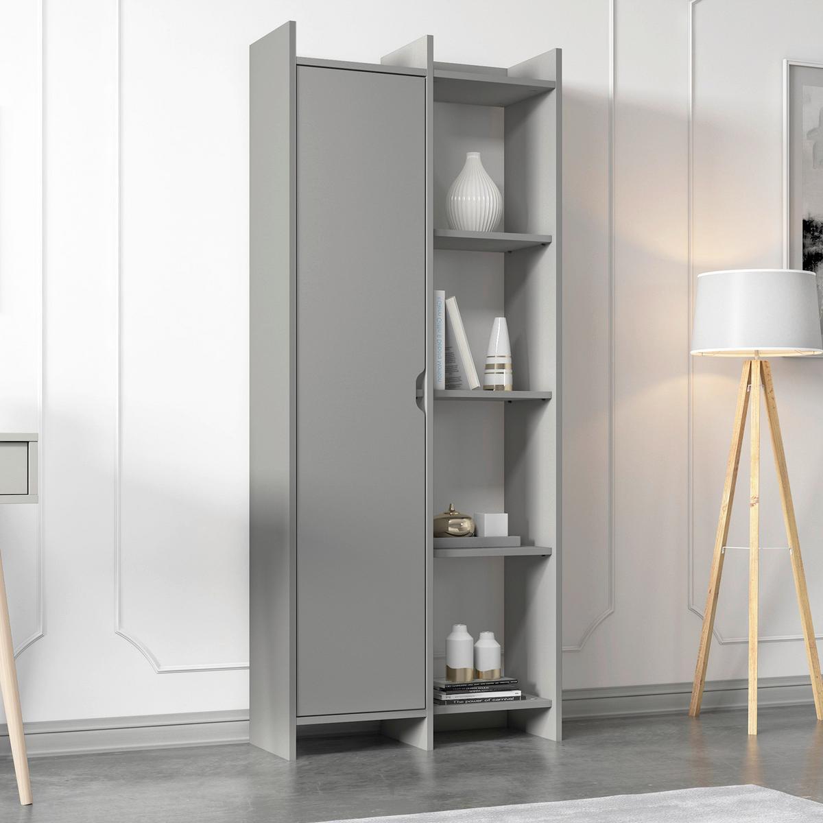 Regal Offer Grau B: 70 Cm - Grau, Design, Holzwerkstoff (70/180/30cm) - Livetastic