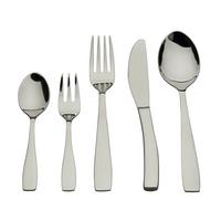 BESTECKSET STEFAN - Edelstahlfarben, MODERN, Metall - Luca Bessoni