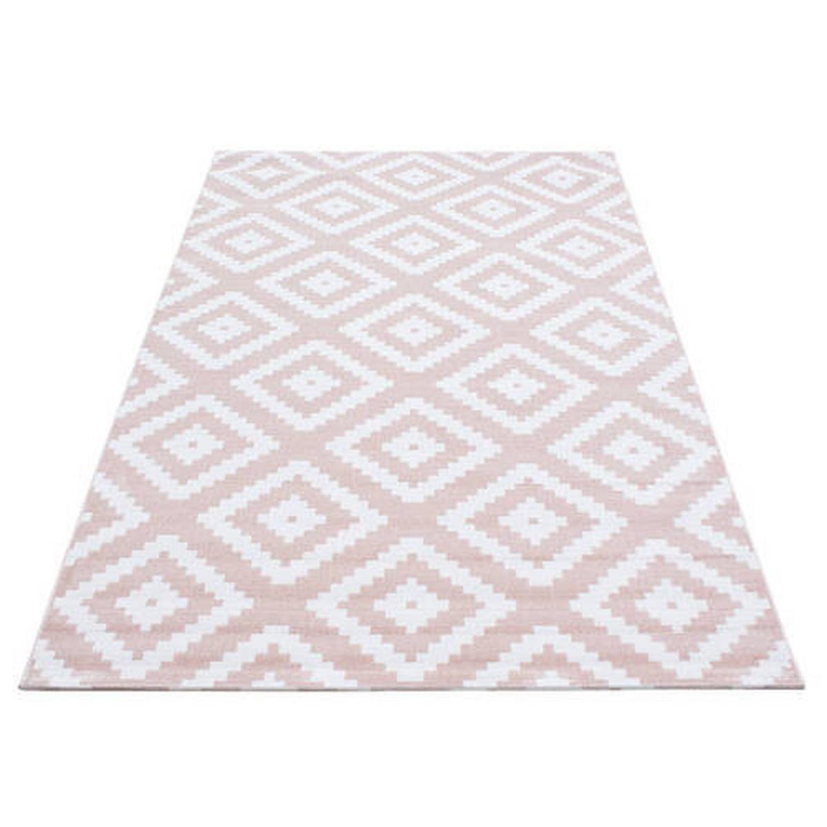 Webteppich Plus - Pink, Basics, Textil (280/370cm) - Novel