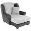 Sessel Living - Anthrazit/Grau, ROMANTIK / LANDHAUS, Holz/Textil (120/98/138cm) Sessel Living - Anthrazit/Grau, ROMANTIK / LANDHAUS, Holz/Textil (120/98/138cm)