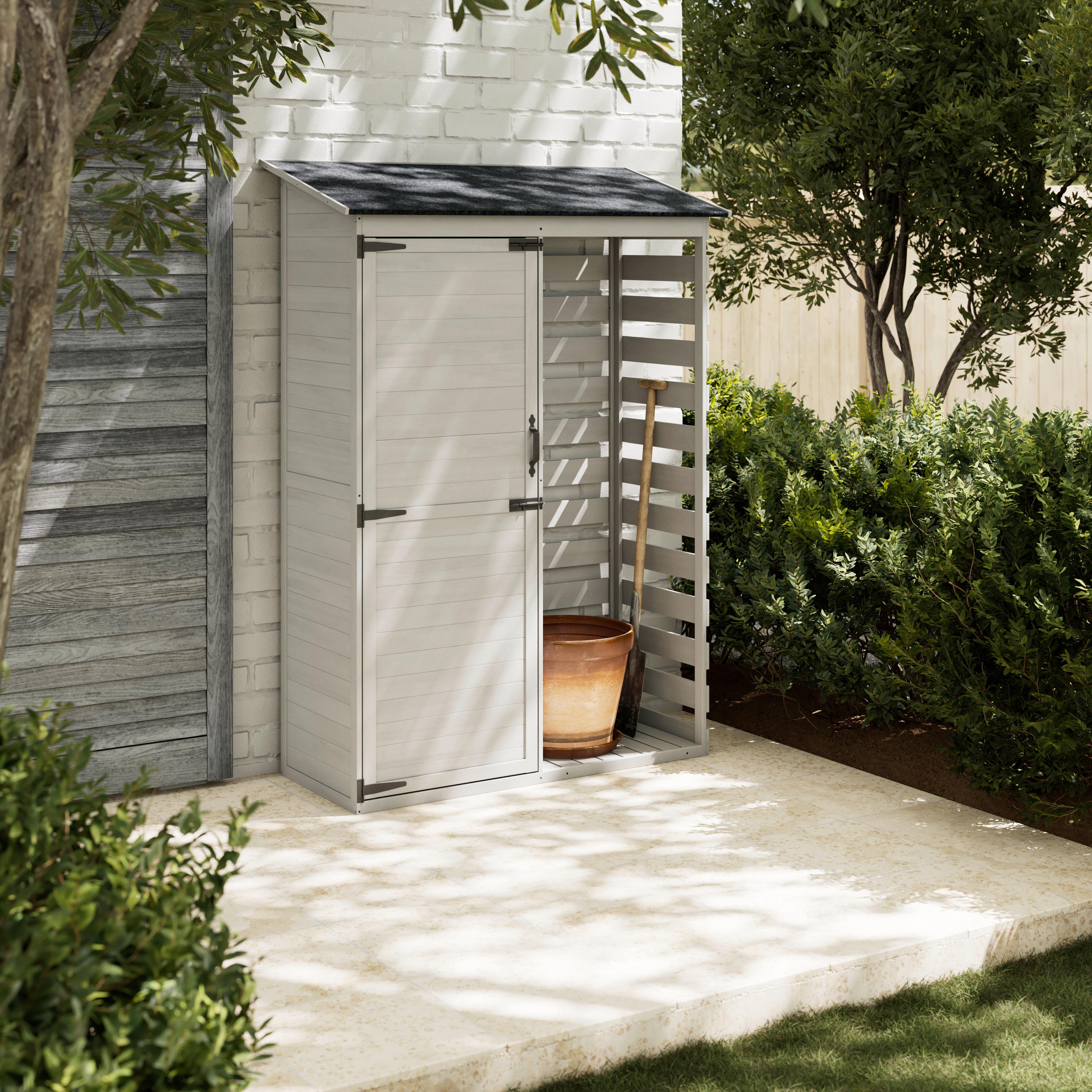 NÁŘAĎOVNA VERA - bílá, Moderní, dřevo (130/55/180cm) - Bessagi Garden