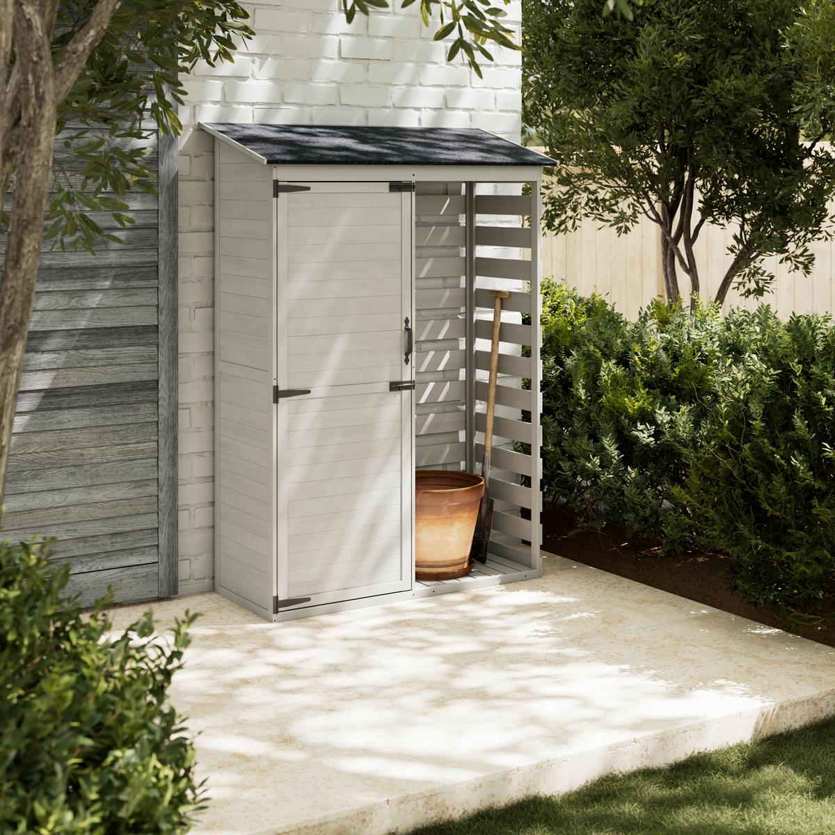 NÁŘAĎOVNA VERA - bílá, Moderní, dřevo (130/55/180cm) - Bessagi Garden