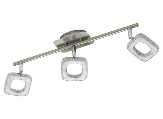 LED-Deckenleuchte Litago Crystal - Weiß/Nickelfarben, MODERN, Kunststoff/Metall (7,5/64cm) LED-Deckenleuchte Litago Crystal - Weiß/Nickelfarben, MODERN, Kunststoff/Metall (7,5/64cm)