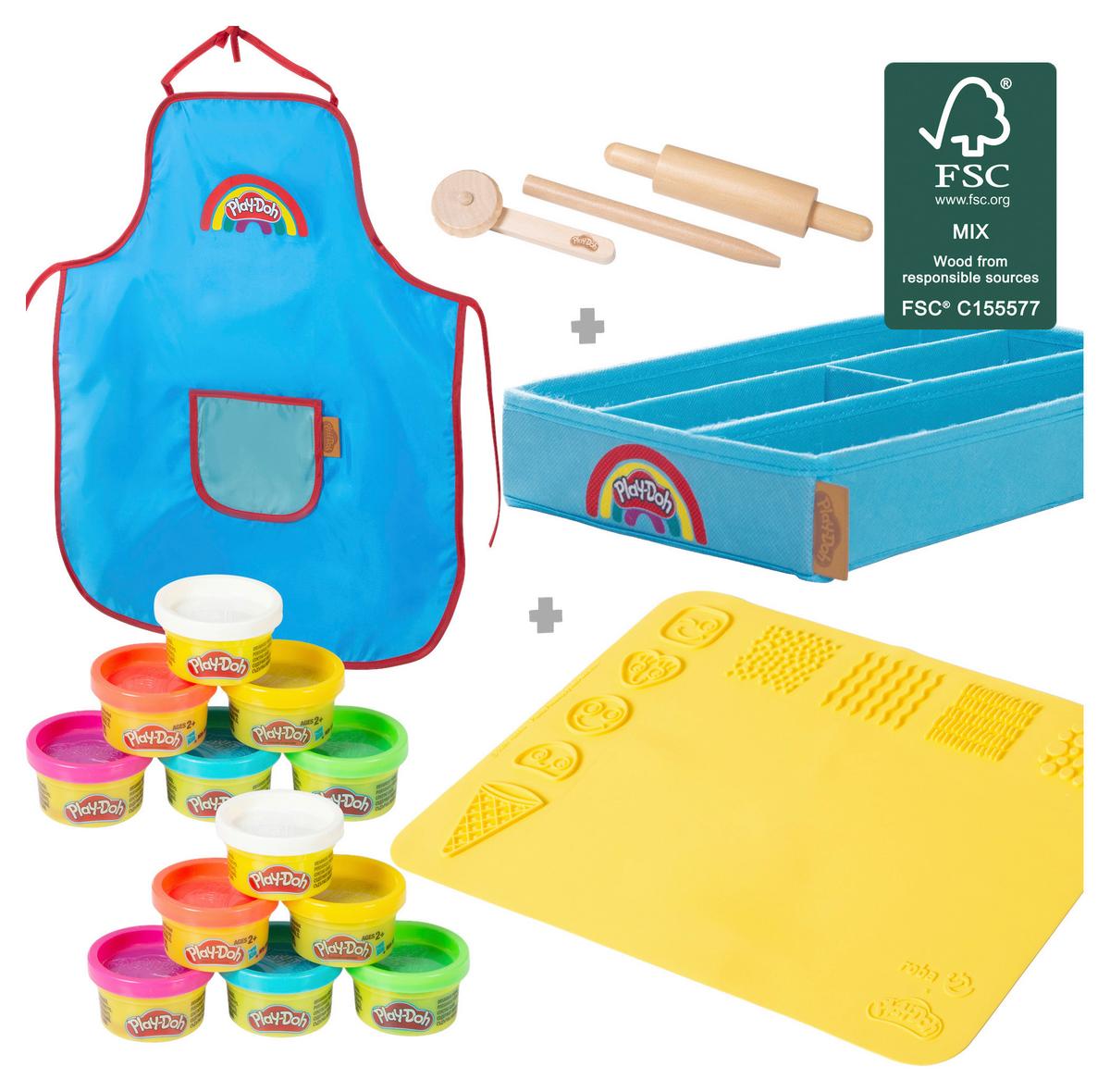 Kinderspielset Play Doh - Multicolor, Naturmaterialien/Holz
