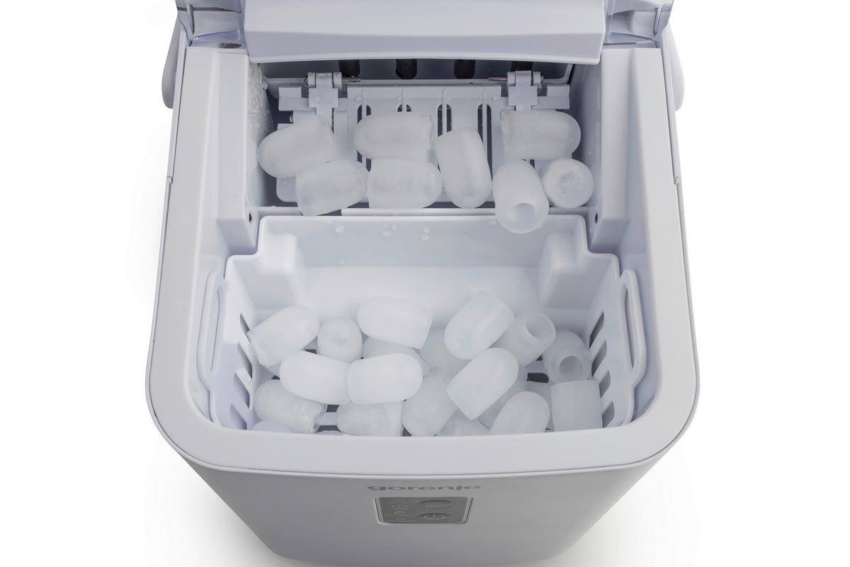 EISWÜRFELMASCHINE 120W - Weiß, Basics, Kunststoff/Metall (26,8/21,8/29cm) - Gorenje