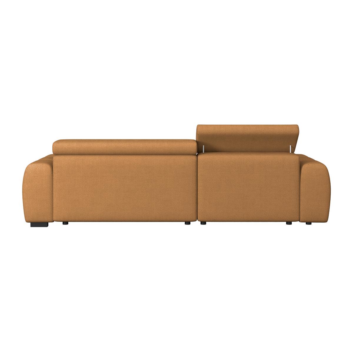 Ecksofa Fargo S Dunkelbraun, B: 168cm - Rostfarben/Dunkelbraun, Trend, Textil (168/285cm)