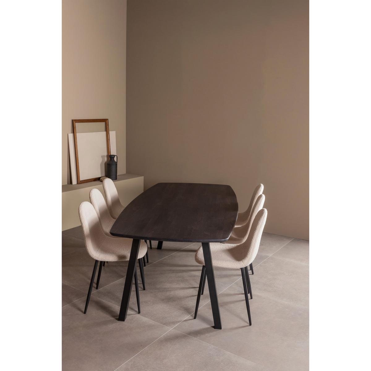 TISCHGESTELL Tablo Schwarz B: 79cm - Schwarz, MODERN, Metall (79/72/10cm) - Livetastic