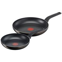 Pfannenset Cook & Clean - Schwarz, Basics, Metall - Tefal