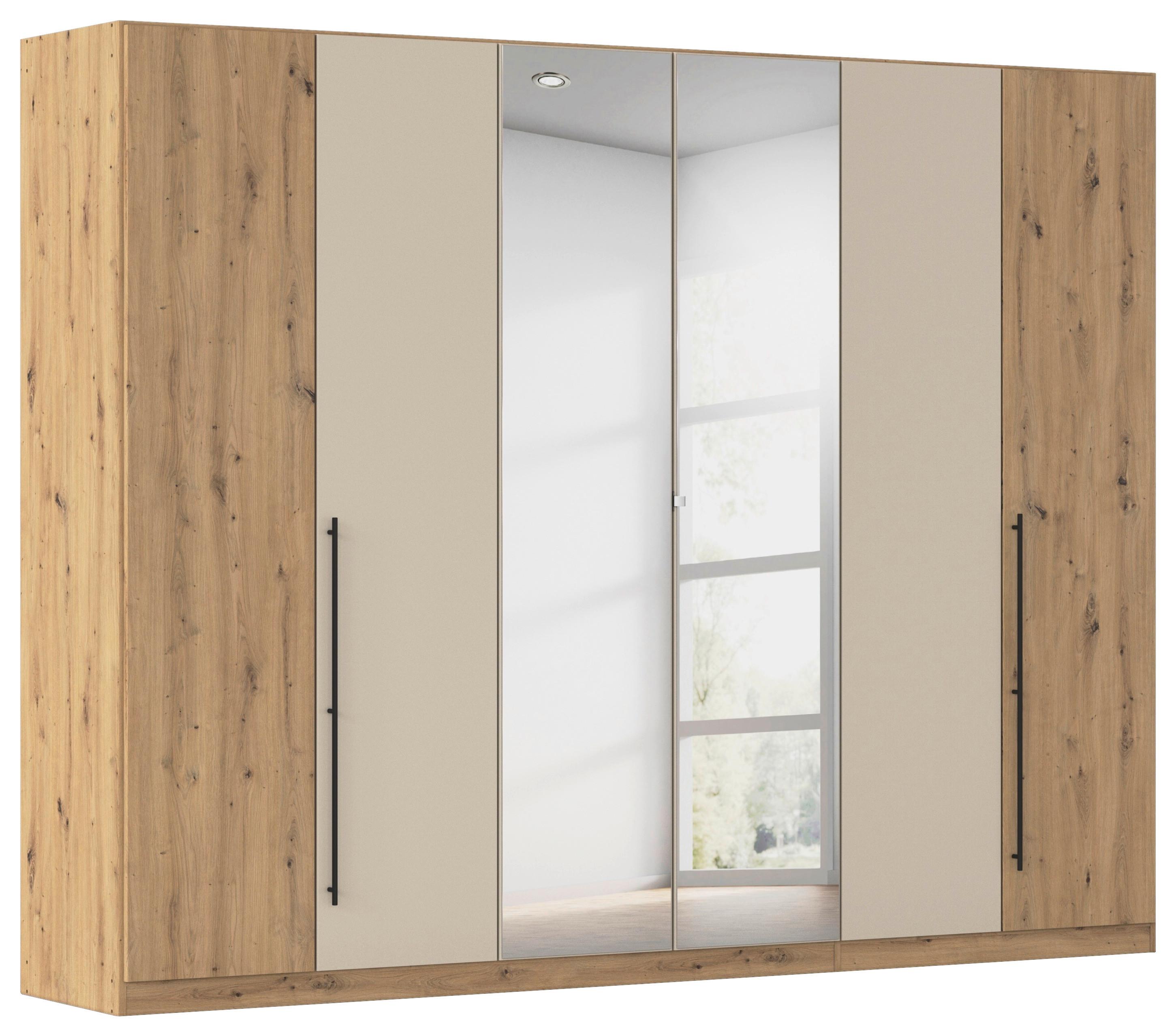 Kleiderschrank Safari mit Spg. Champ./Eiche D. B: 271cm