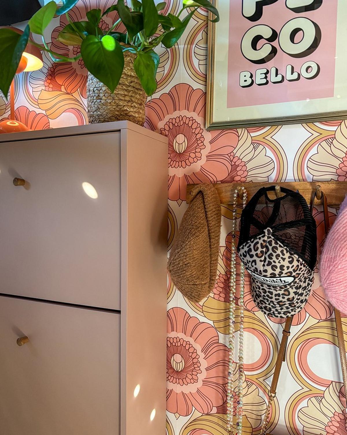 Schuhkipper Bjarne, Aprikose B: 59,8 Cm - Aprikose, Design, Holzwerkstoff (59,8/131/19,55cm) - MID.YOU