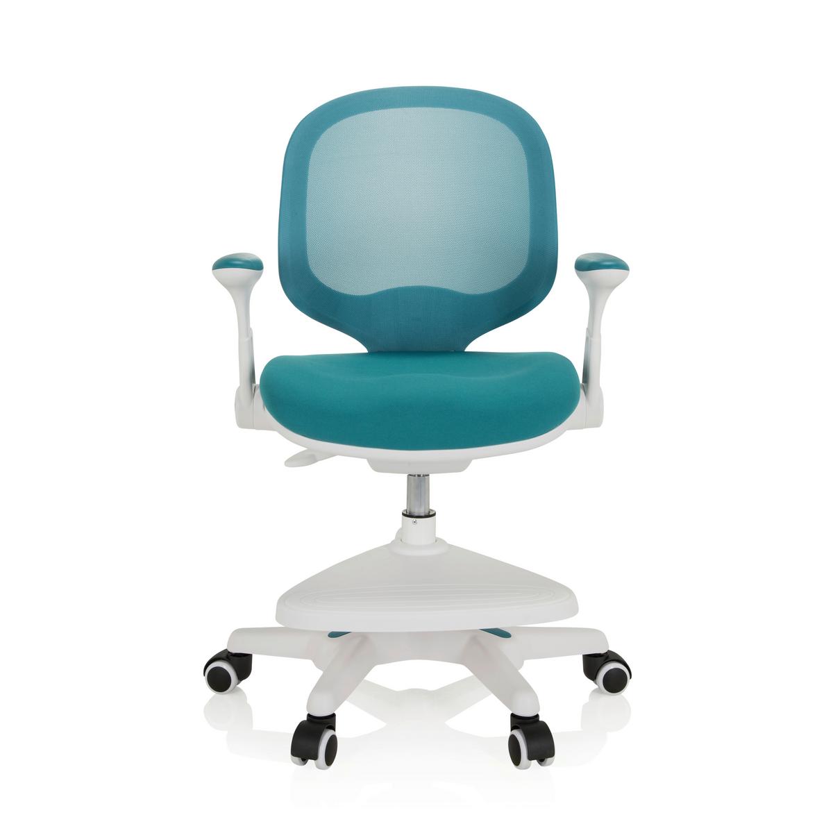 Jugenddrehstuhl Kid Ergo Blau/weiß Bis 80 Kg - Blau/Weiß, MODERN, Kunststoff/Textil (56/89/52cm) - MID.YOU