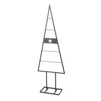 Dekoračný stromček Výška: 150 cm - černá, Konvenční, kov (50/150/22cm) - Modern Living