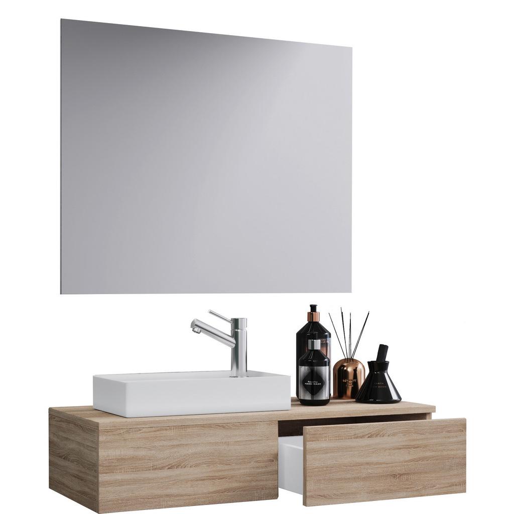 BADEZIMMER Gudas Sonoma Eiche B: 85 cm