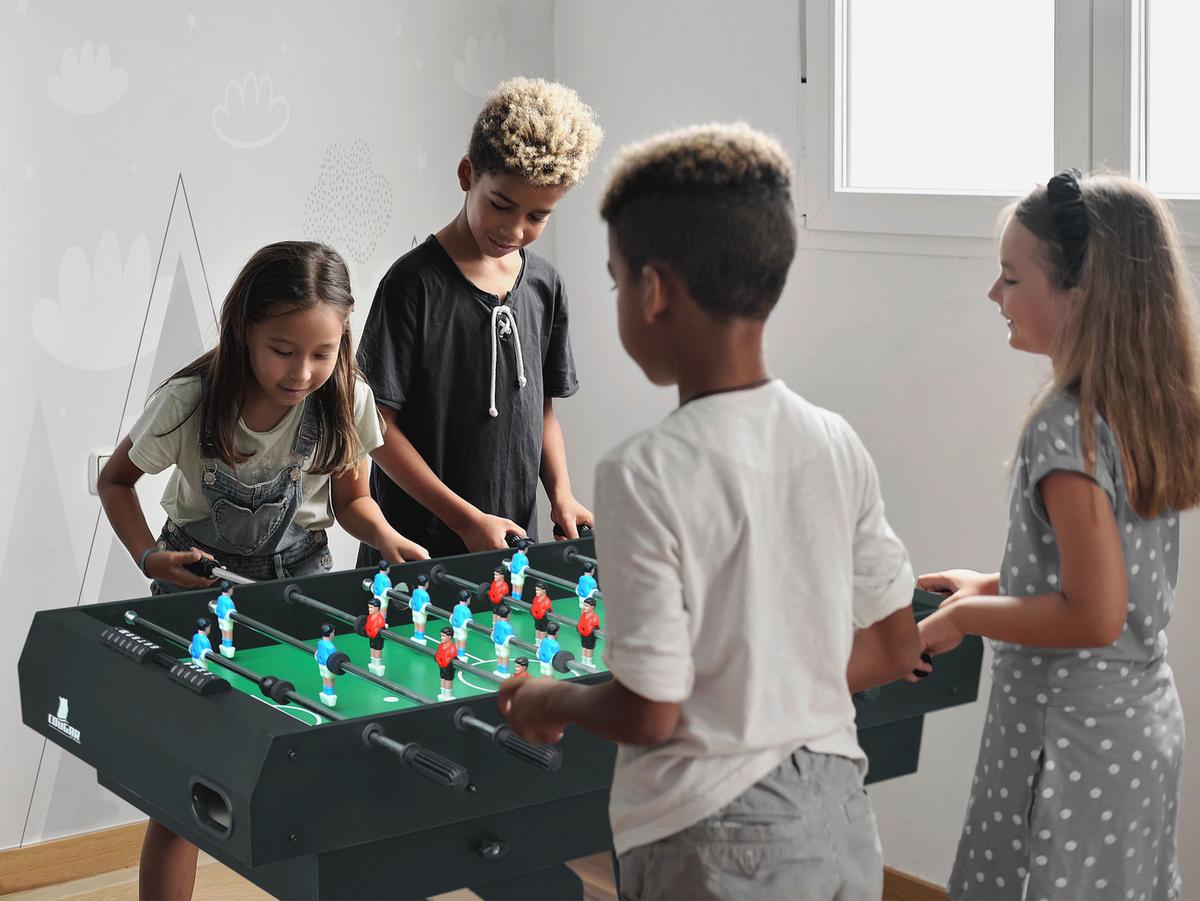 Multispieltisch Cougar All-In-One Schwarz B: 61 cm - Schwarz, KONVENTIONELL, Holz (61/81/119,00cm) - Ambia Garden