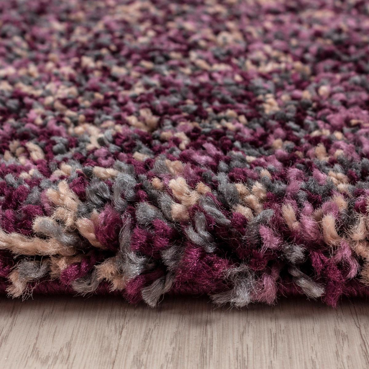 Hochflorteppich Enjoy - Lila, KONVENTIONELL, Textil (240/340cm) - Novel