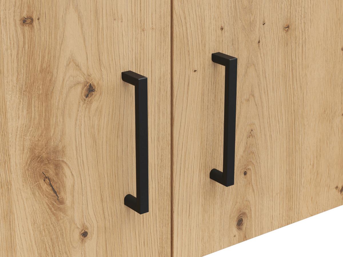 NADSTAVEC NA SKRIŇU Multistauraum - čierna/dub artisan, Modern, kompozitné drevo/plast (80/35/52cm)